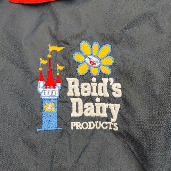 FUN Vintage Reid's Dairy Windbreaker Size Large - Picture 2 of 6